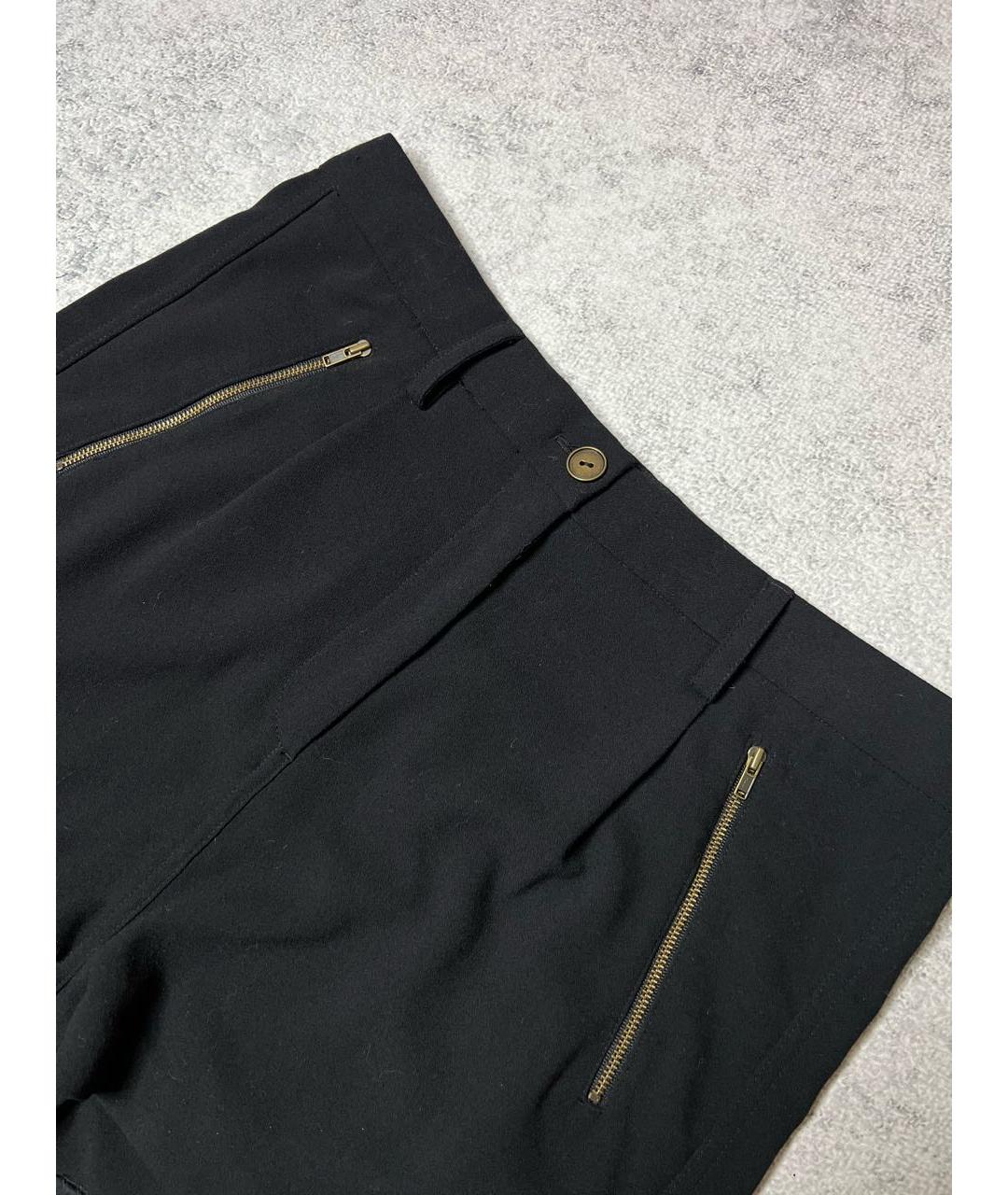 ACNE STUDIOS Черные хлопко-эластановые шорты, фото 4