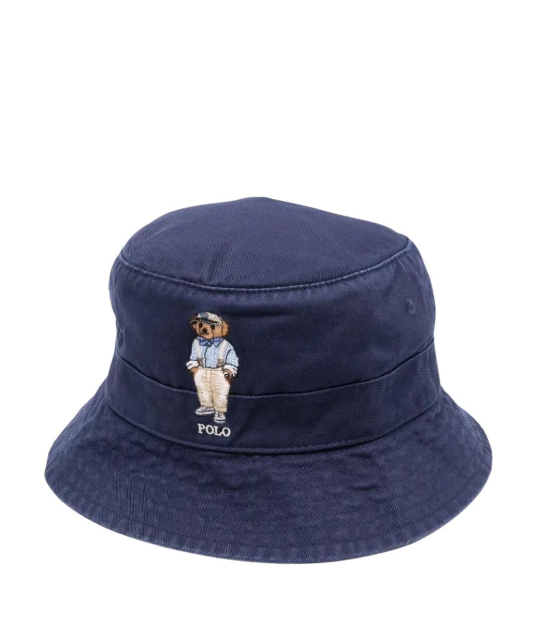 POLO RALPH LAUREN Синяя хлопковая панама, фото 1