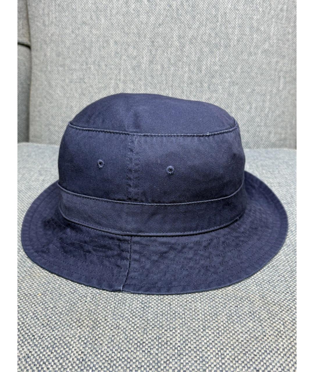 POLO RALPH LAUREN Синяя хлопковая панама, фото 5
