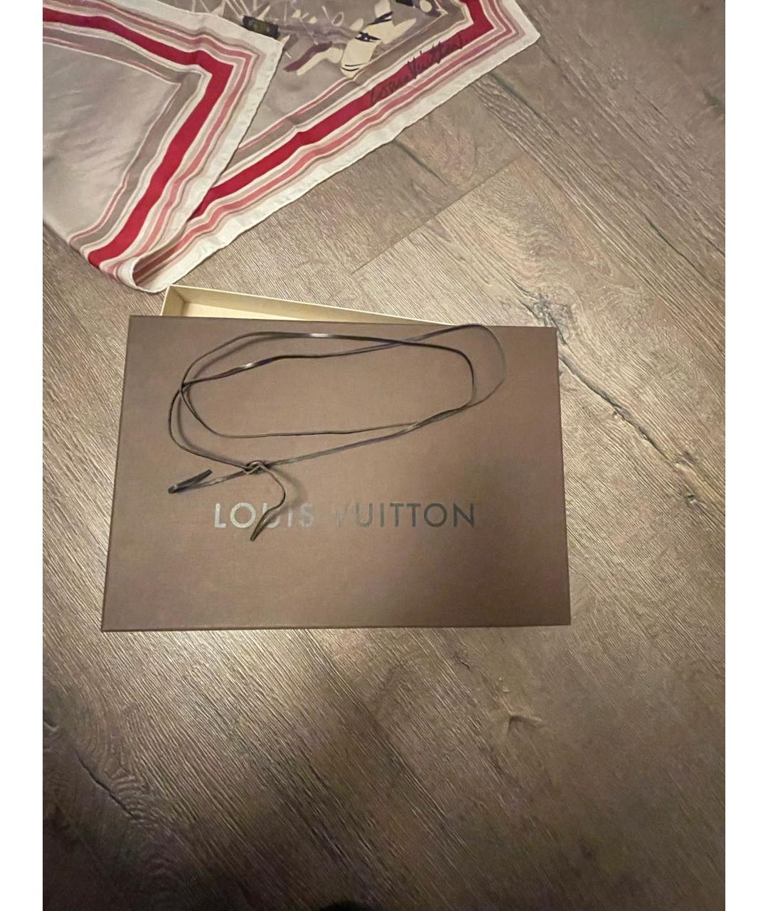 LOUIS VUITTON Мульти шелковый платок, фото 4