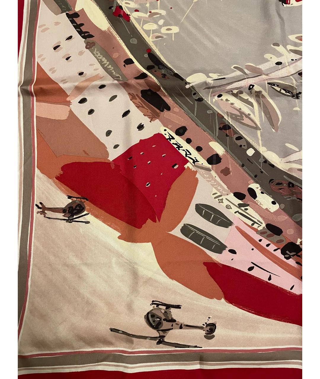 LOUIS VUITTON Мульти шелковый платок, фото 6
