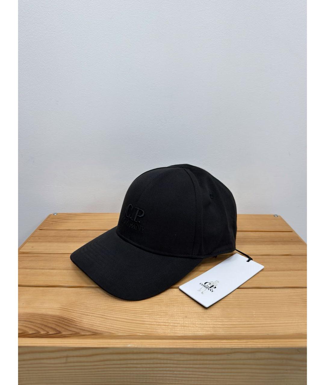 CP COMPANY Черная хлопковая кепка/бейсболка, фото 2