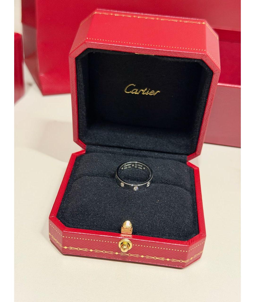 CARTIER Серебряное кольцо из белого золота, фото 5