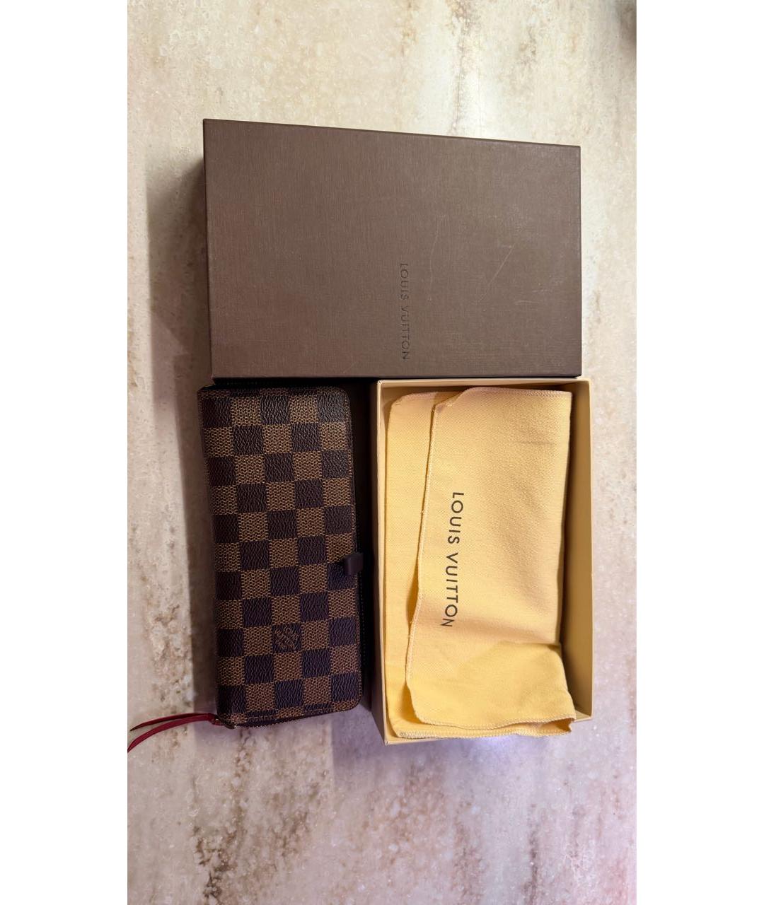 LOUIS VUITTON Коричневый кошелек, фото 2