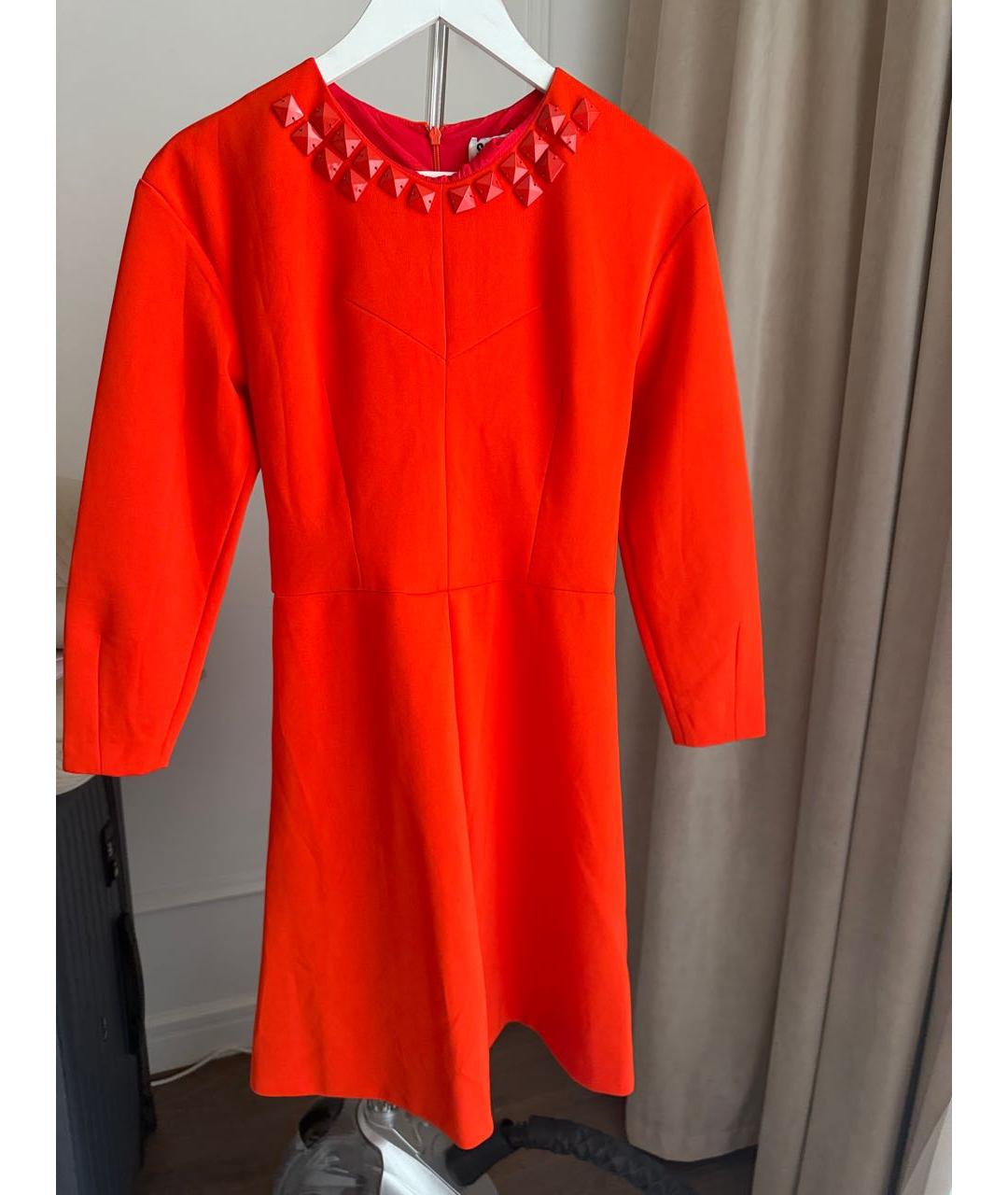 SONIA RYKIEL Красное коктейльное платье, фото 9