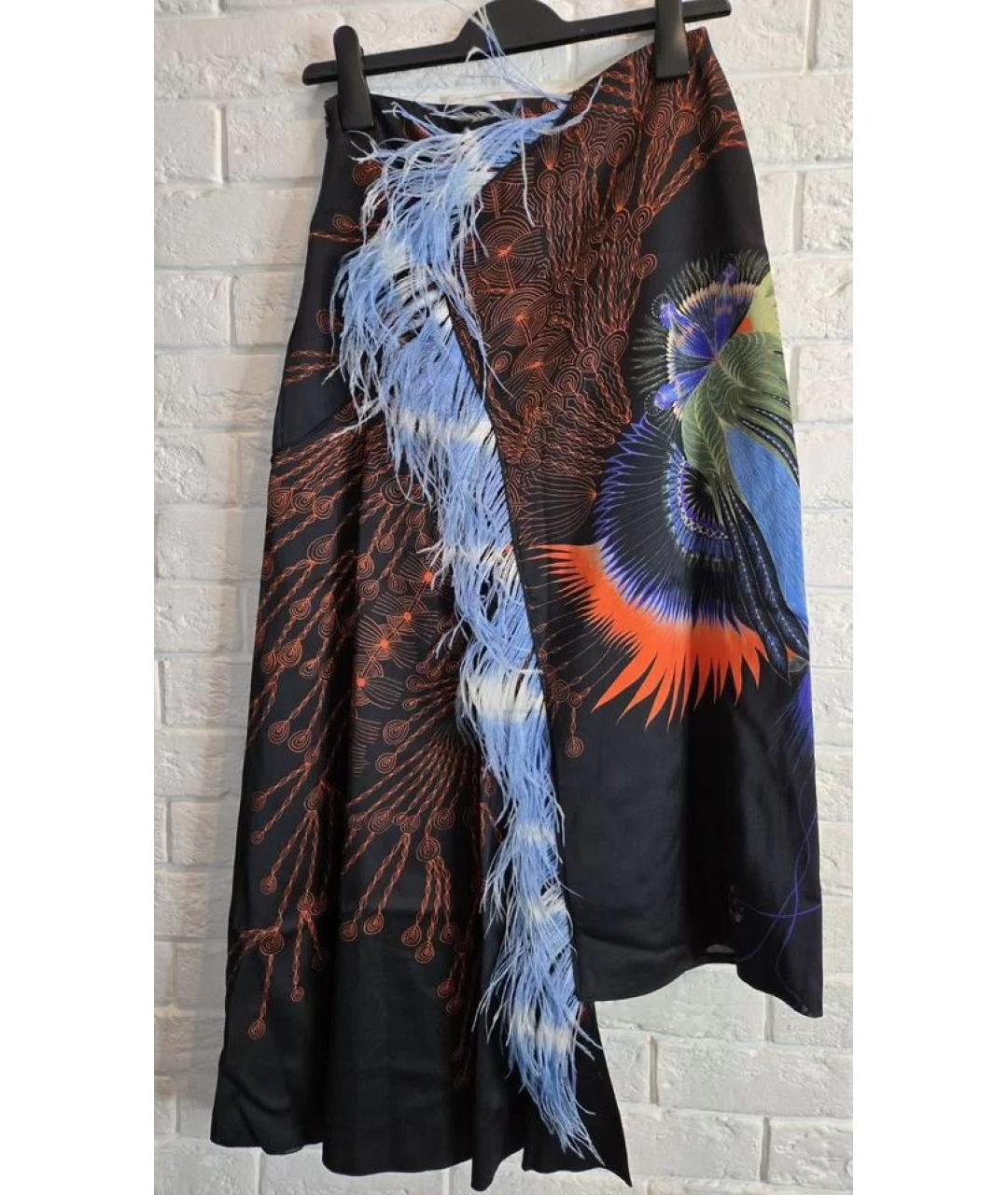 DRIES VAN NOTEN Мульти вискозная юбка макси, фото 5