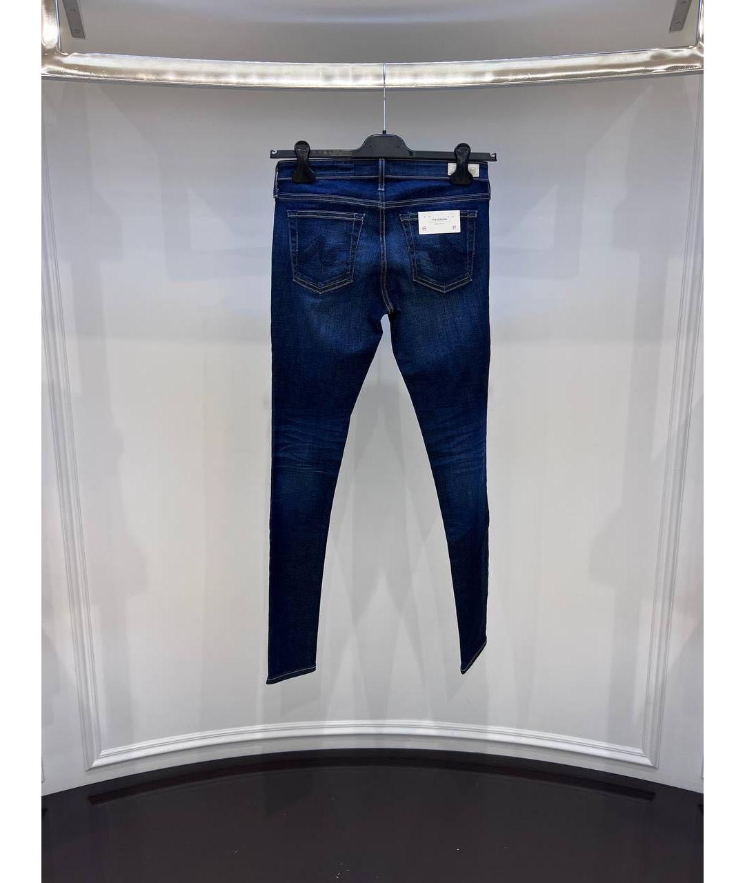 AG JEANS Темно-синие джинсы слим, фото 2