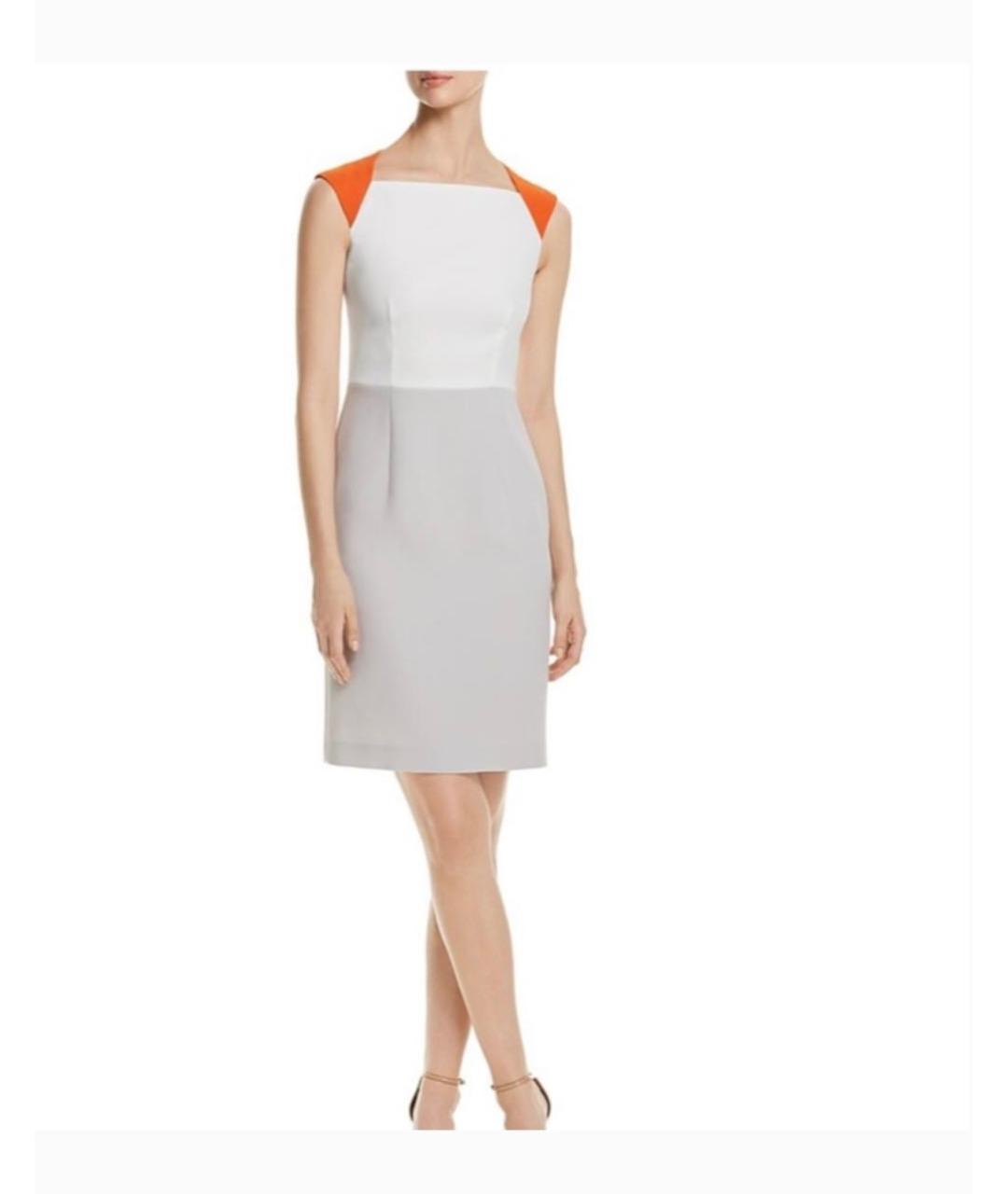 HUGO BOSS Мульти полиэстеровое повседневное платье, фото 8