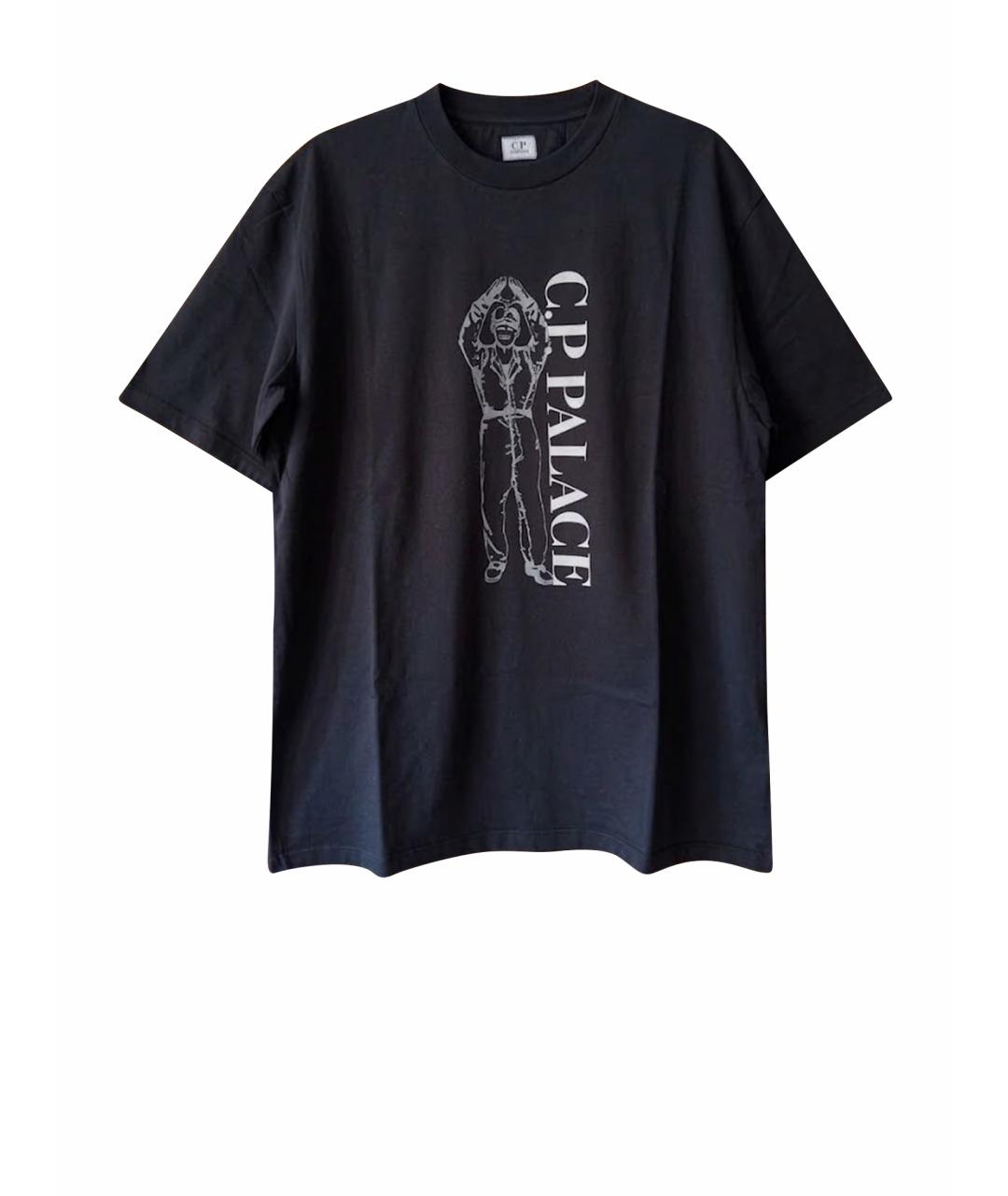 CP COMPANY Черная хлопковая футболка, фото 7