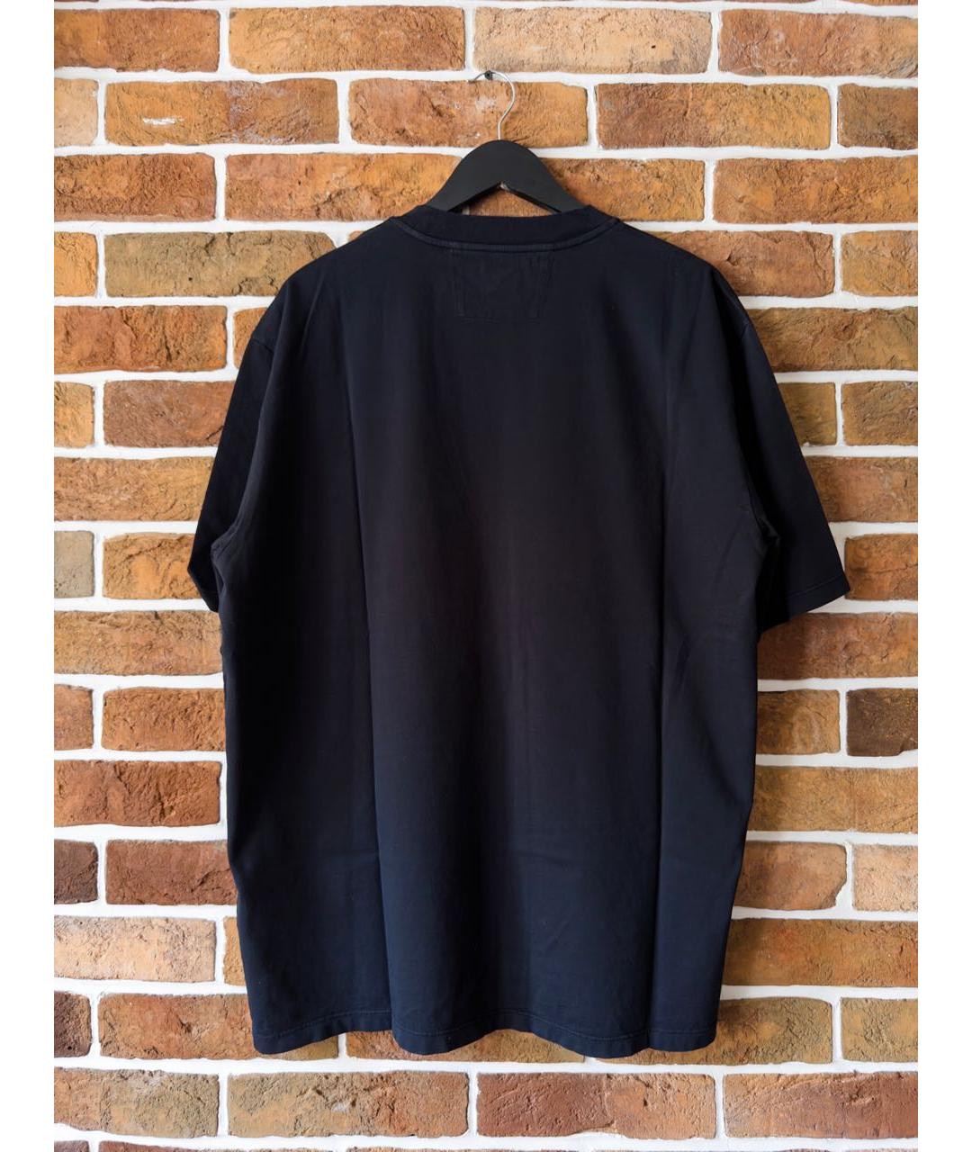 CP COMPANY Черная хлопковая футболка, фото 2