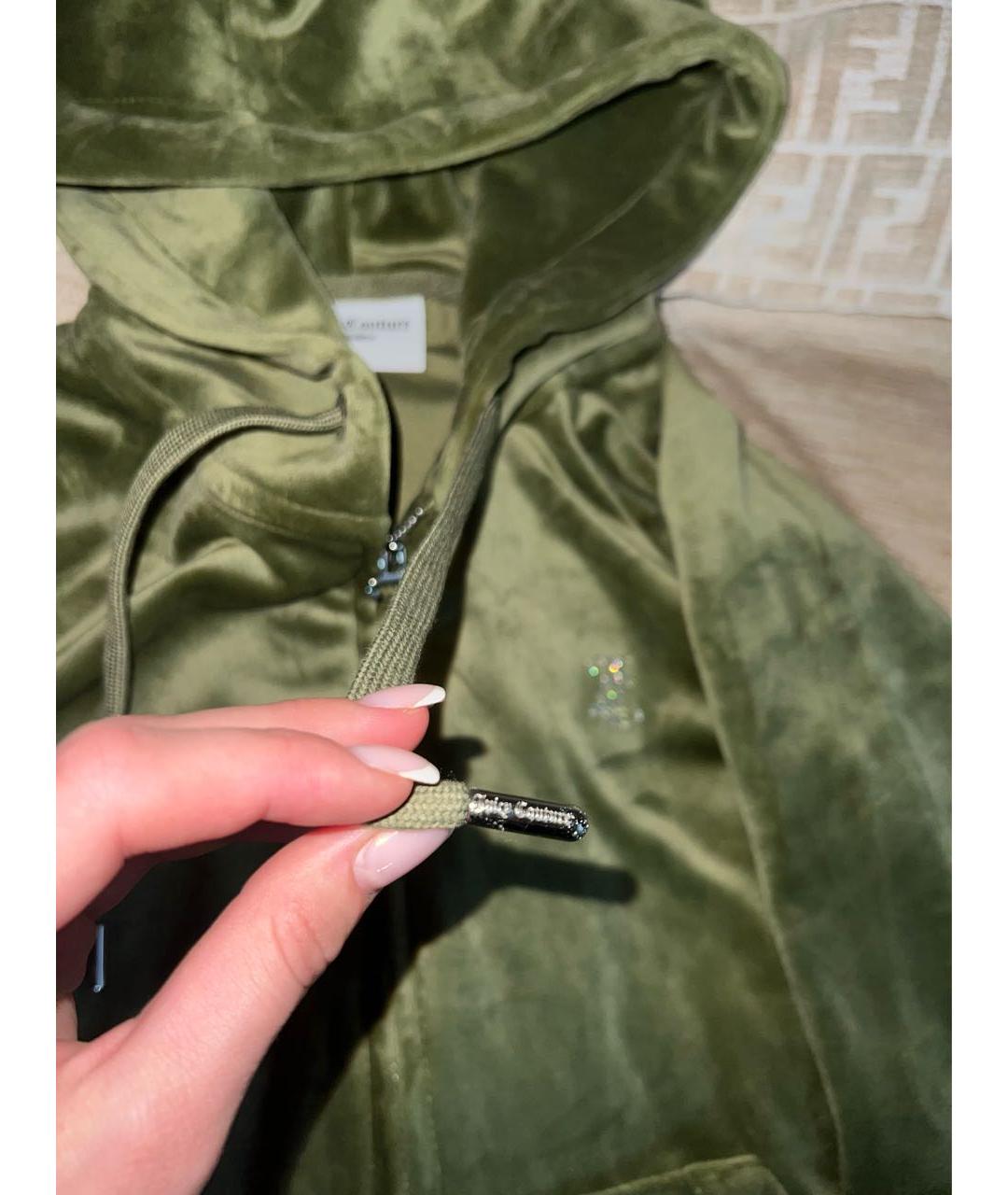 JUICY COUTURE Хаки велюровый спортивные костюмы, фото 5