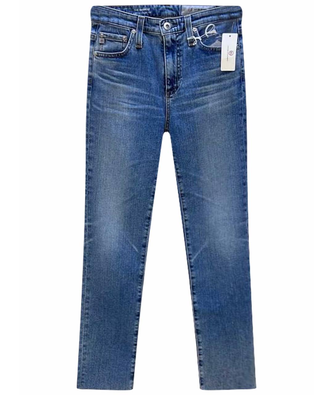 AG JEANS Синие джинсы слим, фото 1