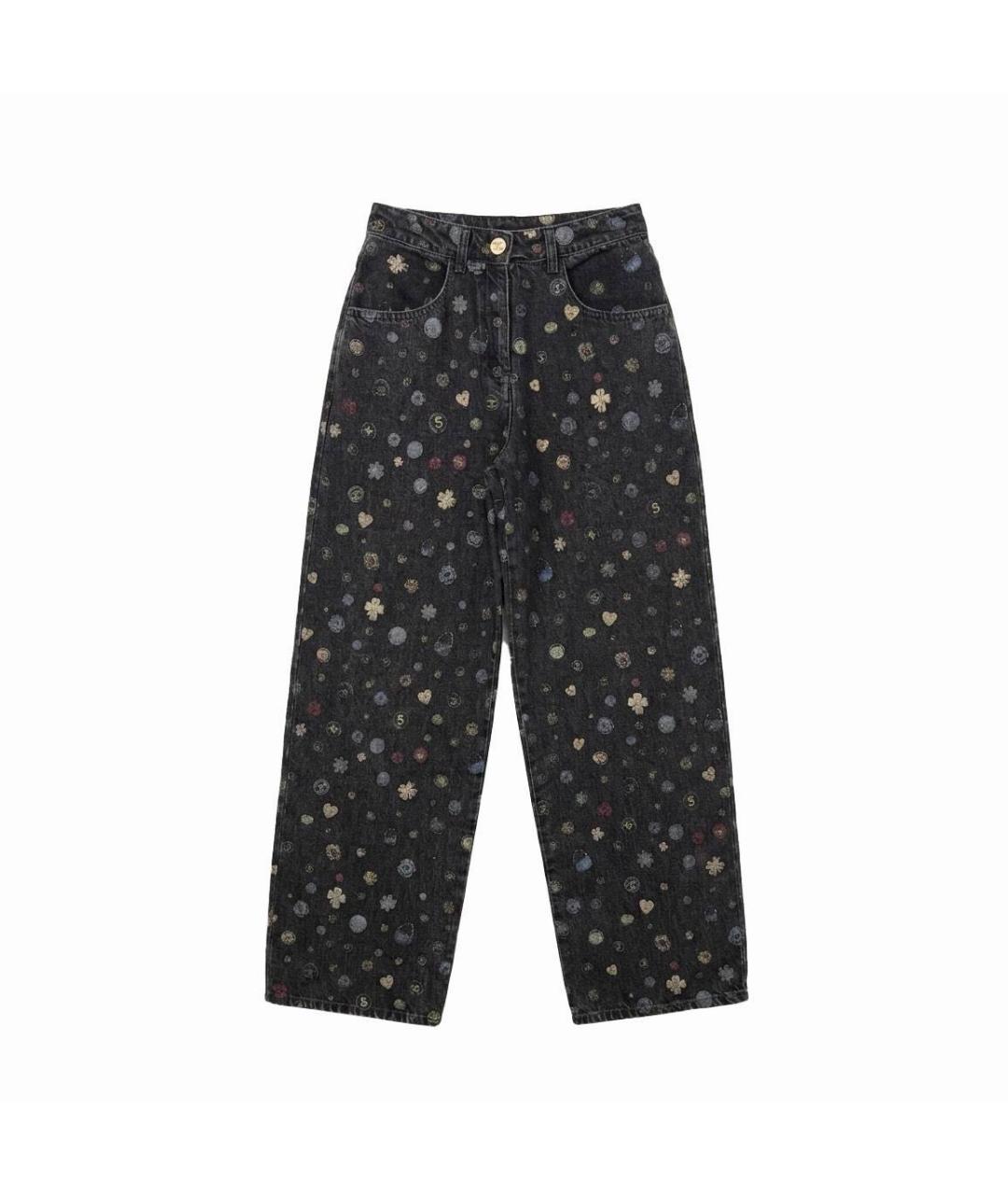 CHANEL Черные прямые джинсы, фото 4