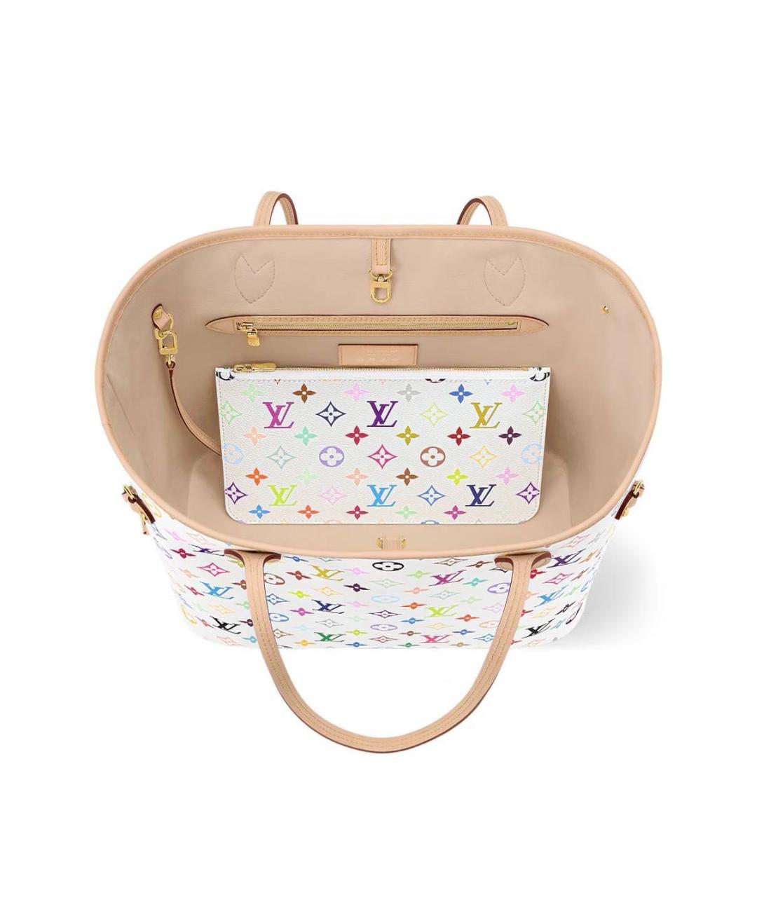LOUIS VUITTON Белая сумка через плечо, фото 4