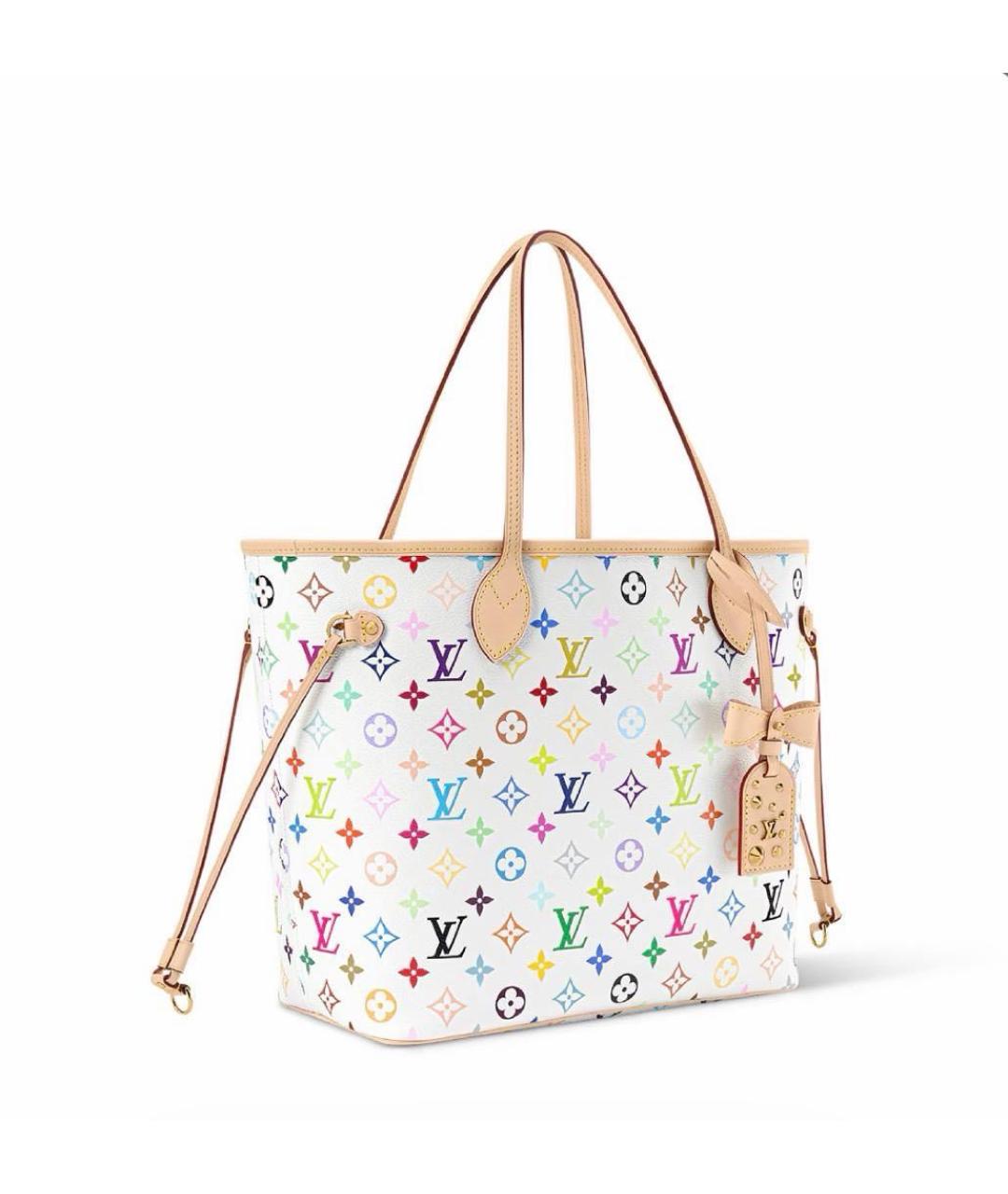LOUIS VUITTON Белая сумка через плечо, фото 3