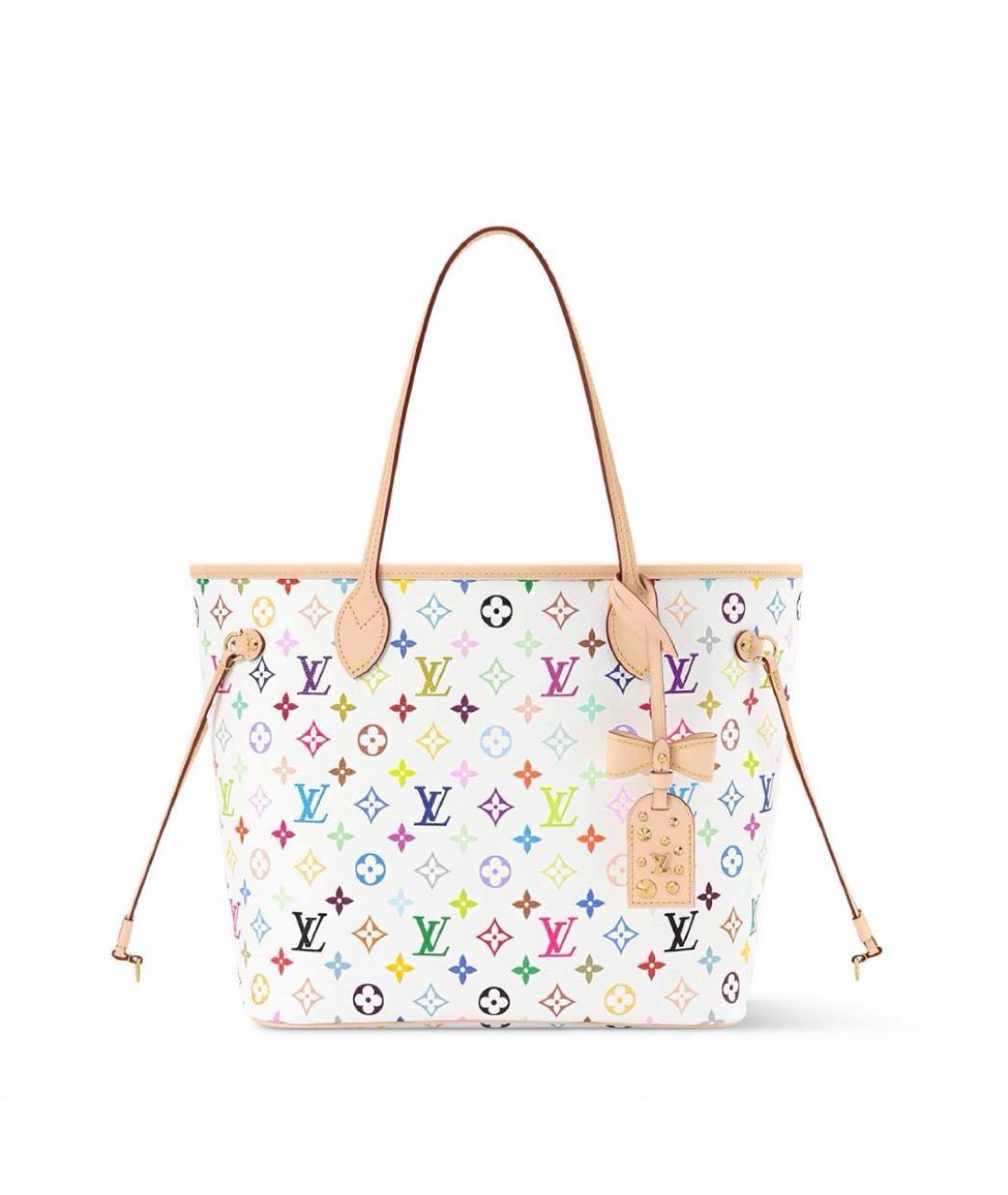 LOUIS VUITTON Белая сумка через плечо, фото 2