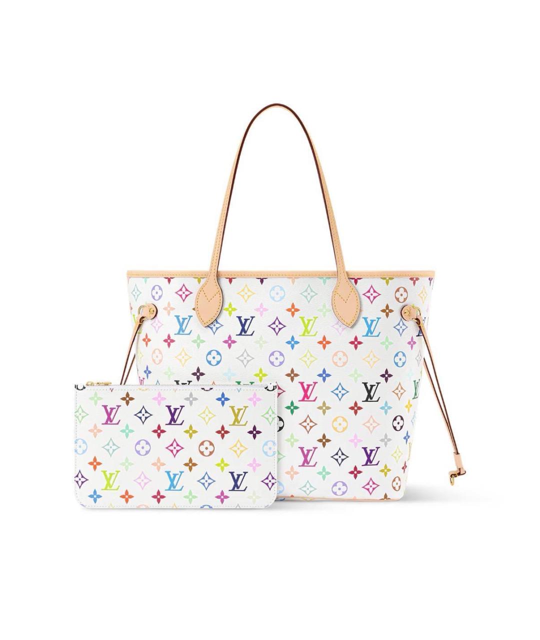 LOUIS VUITTON Белая сумка через плечо, фото 5