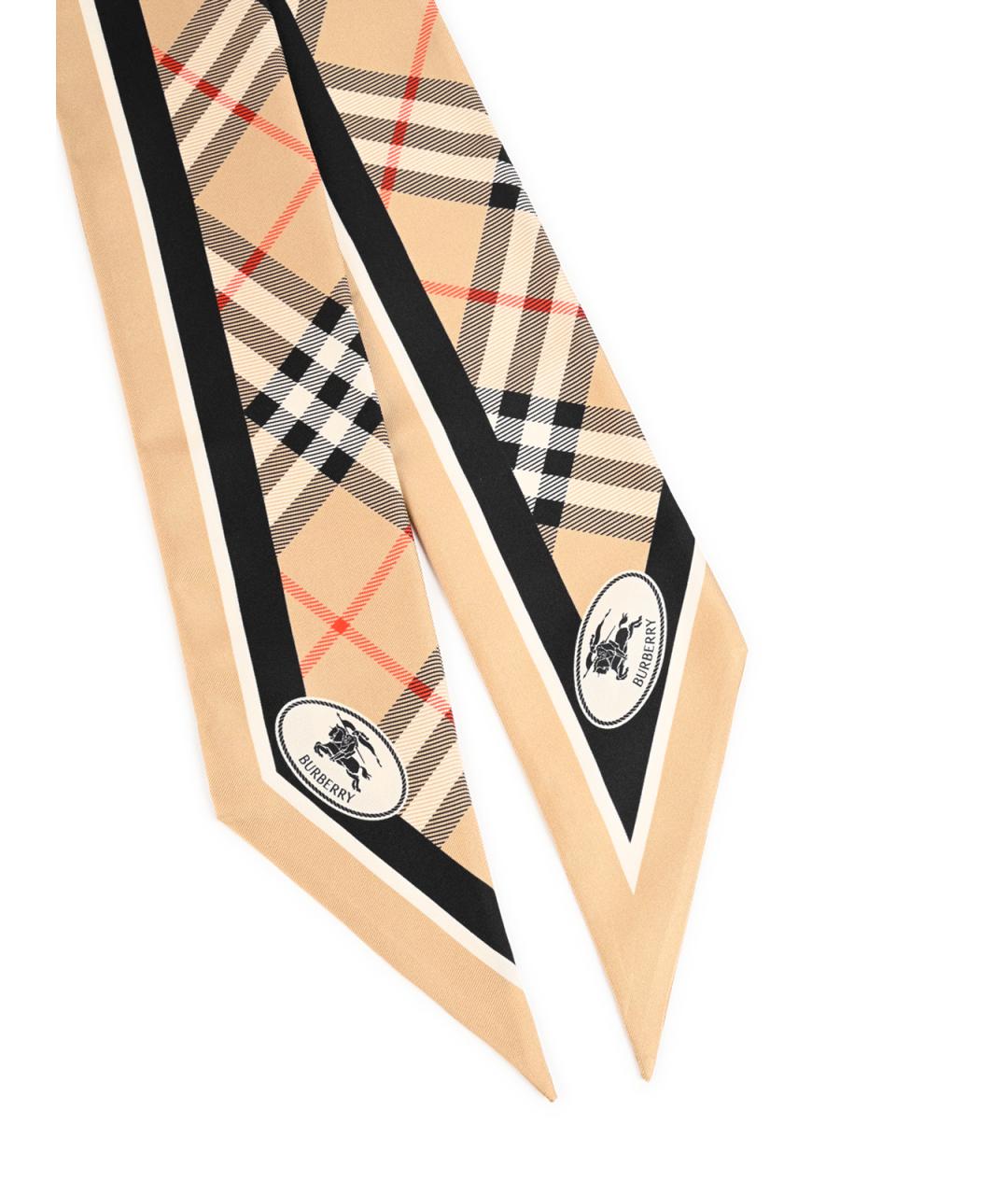 BURBERRY Мульти шелковый шарф, фото 2