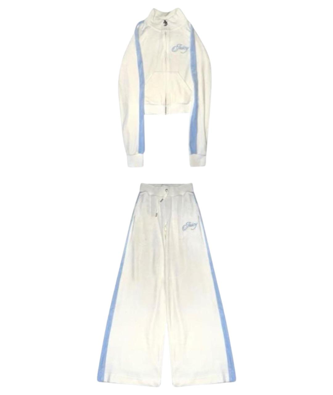 JUICY COUTURE Белый велюровый спортивные костюмы, фото 1
