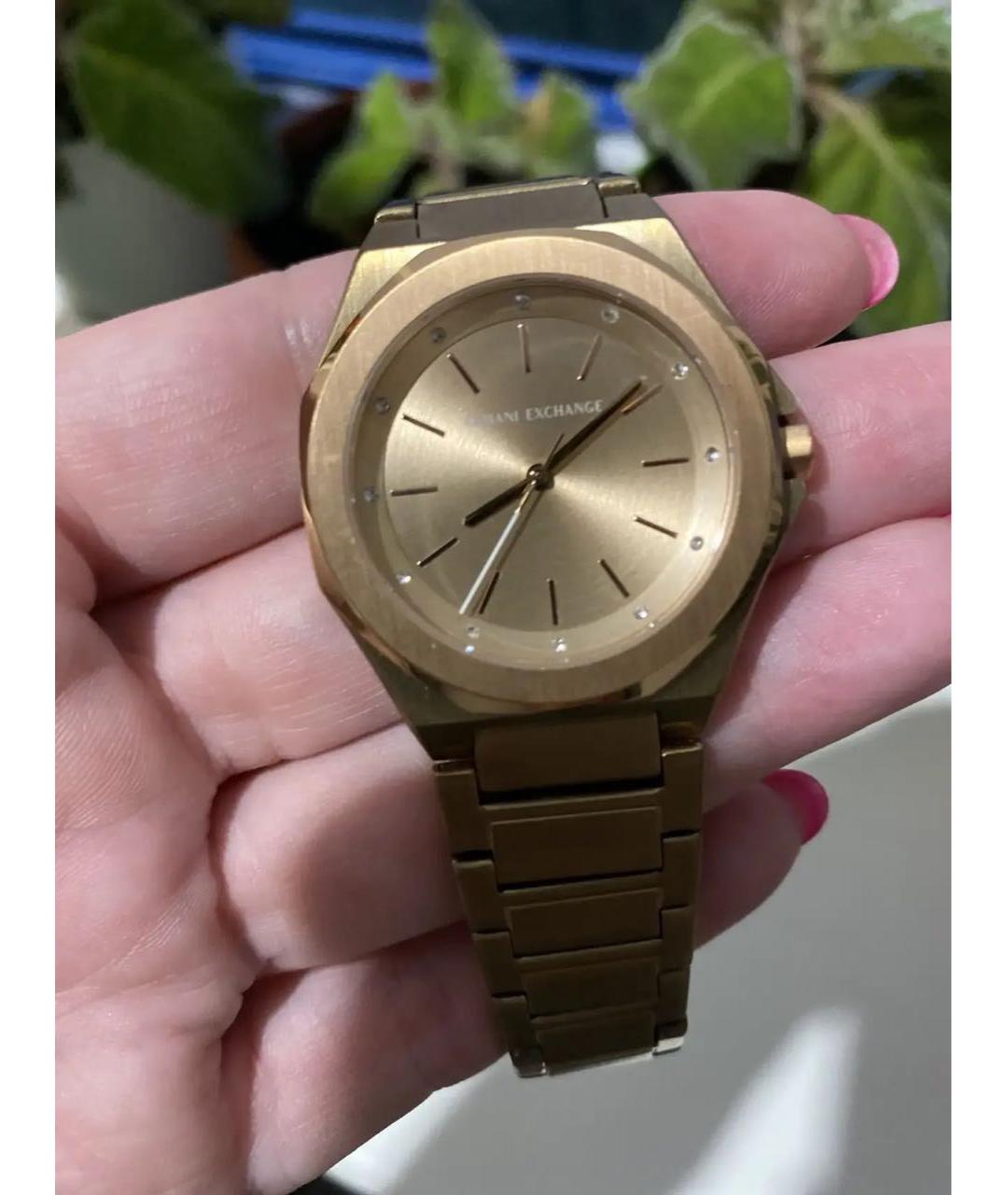 ARMANI EXCHANGE Золотые часы, фото 9
