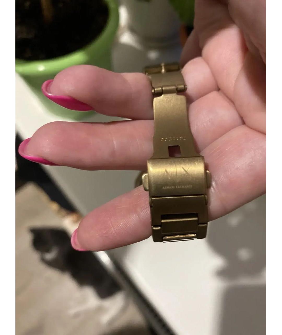 ARMANI EXCHANGE Золотые часы, фото 3