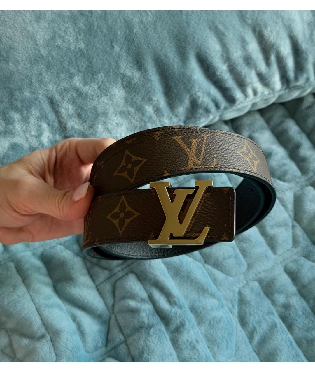 LOUIS VUITTON Коричневый ремень, фото 5