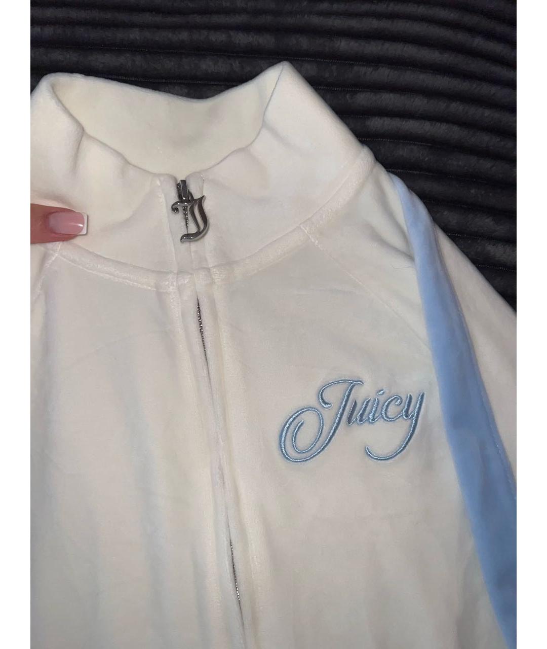JUICY COUTURE Белый велюровый спортивные костюмы, фото 5