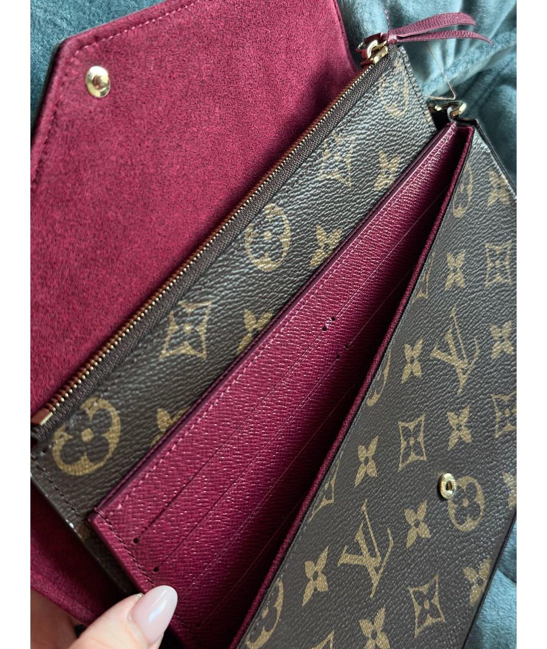 LOUIS VUITTON Коричневая сумка через плечо, фото 4