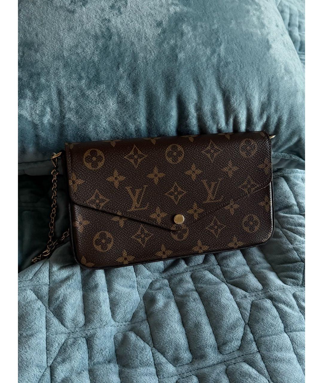 LOUIS VUITTON Коричневая сумка через плечо, фото 9