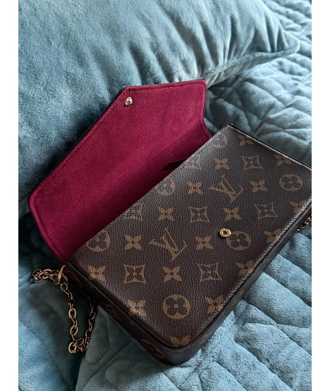 LOUIS VUITTON Коричневая сумка через плечо, фото 2