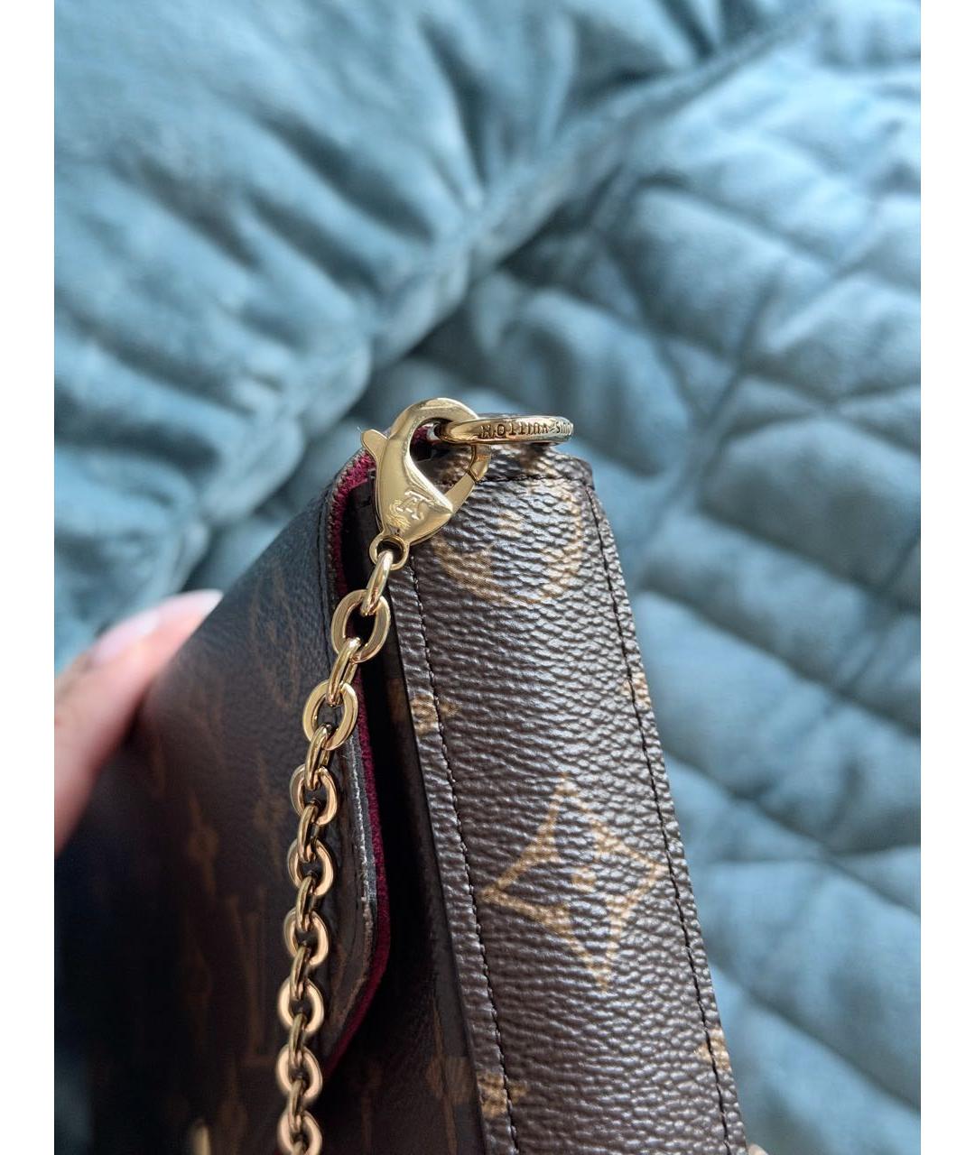LOUIS VUITTON Коричневая сумка через плечо, фото 8