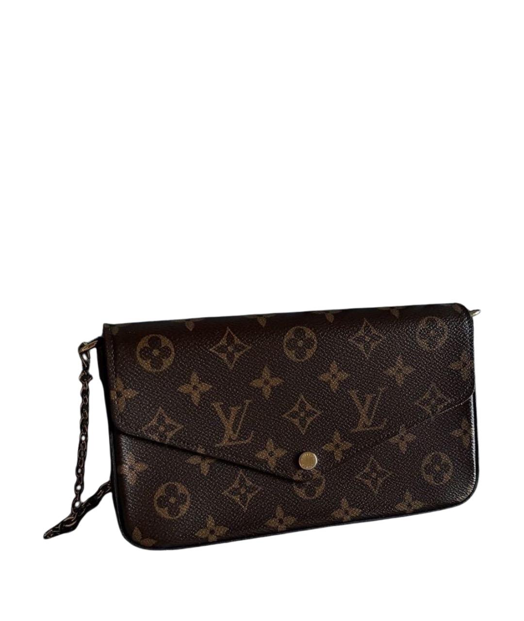 LOUIS VUITTON Коричневая сумка через плечо, фото 1