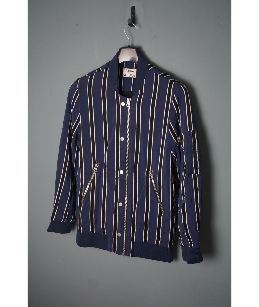 ACNE STUDIOS Синяя вискозная куртка, фото 8