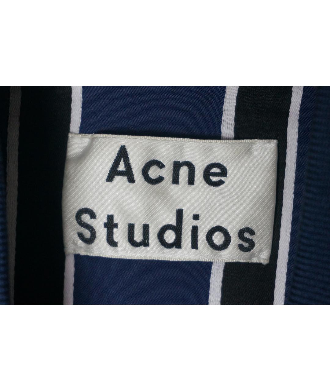 ACNE STUDIOS Синяя вискозная куртка, фото 5