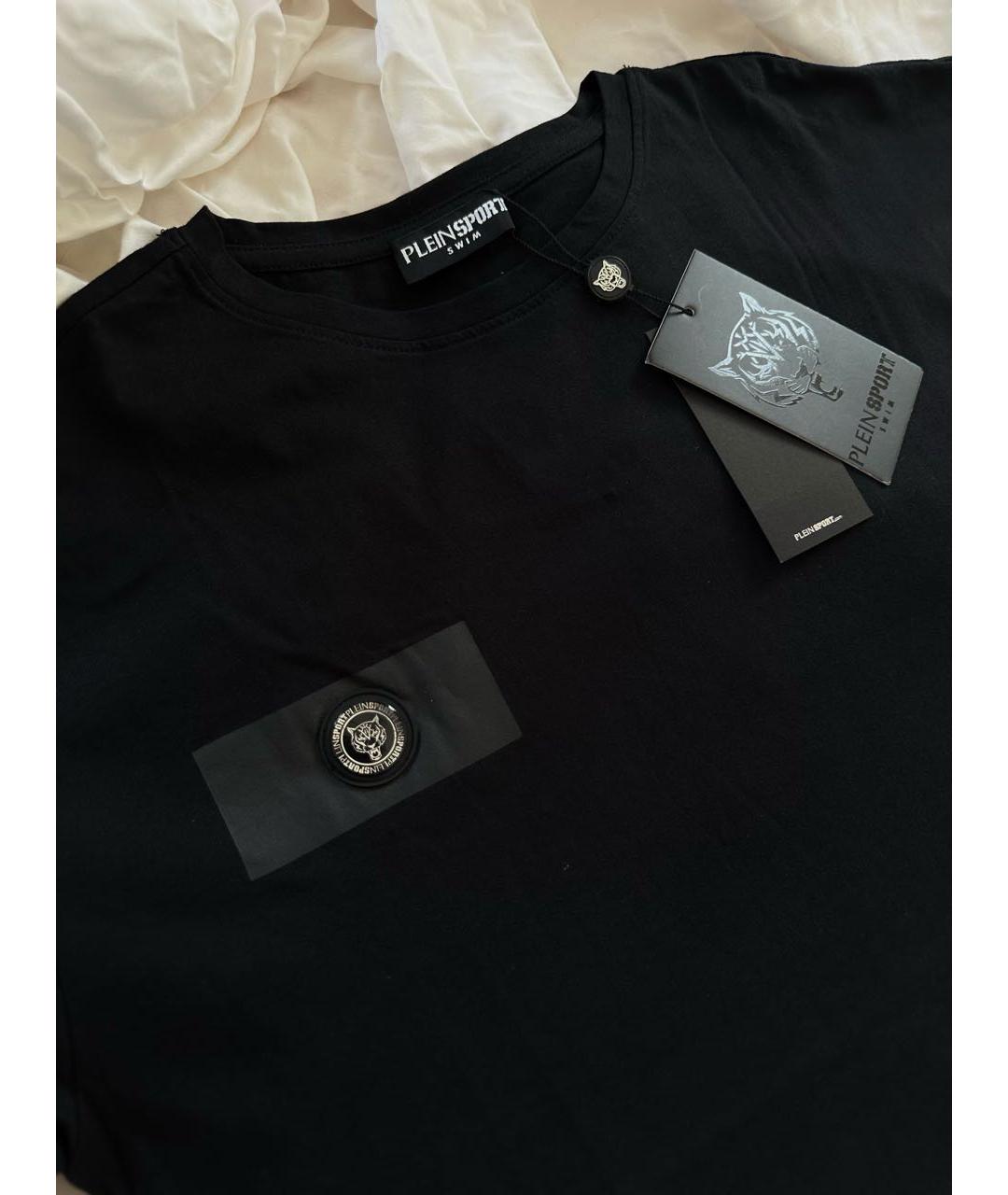 PHILIPP PLEIN Черная хлопковая футболка, фото 4