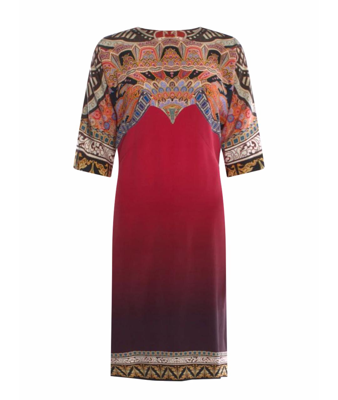 ETRO Фуксия шелковое платье, фото 1