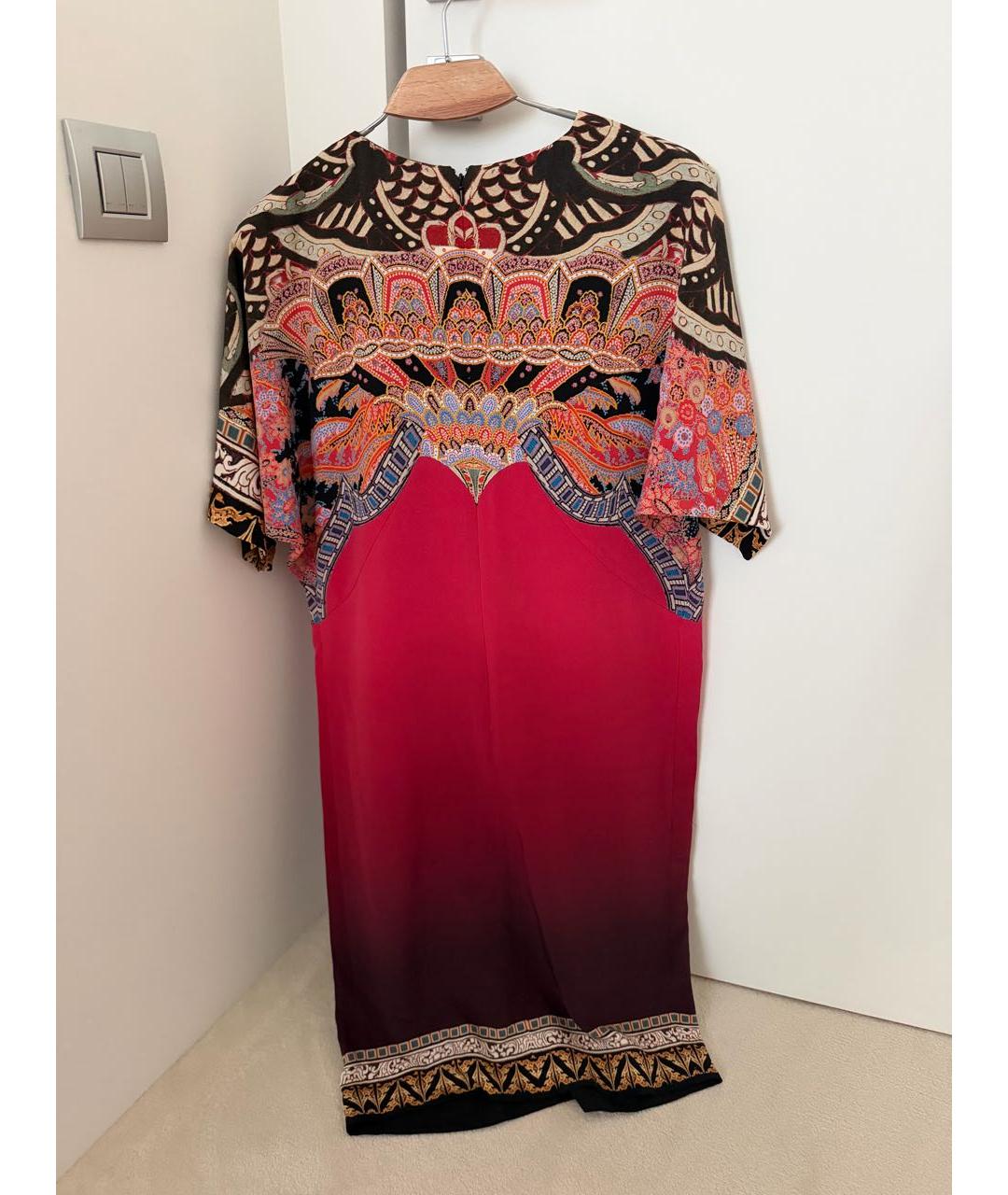 ETRO Фуксия шелковое платье, фото 2