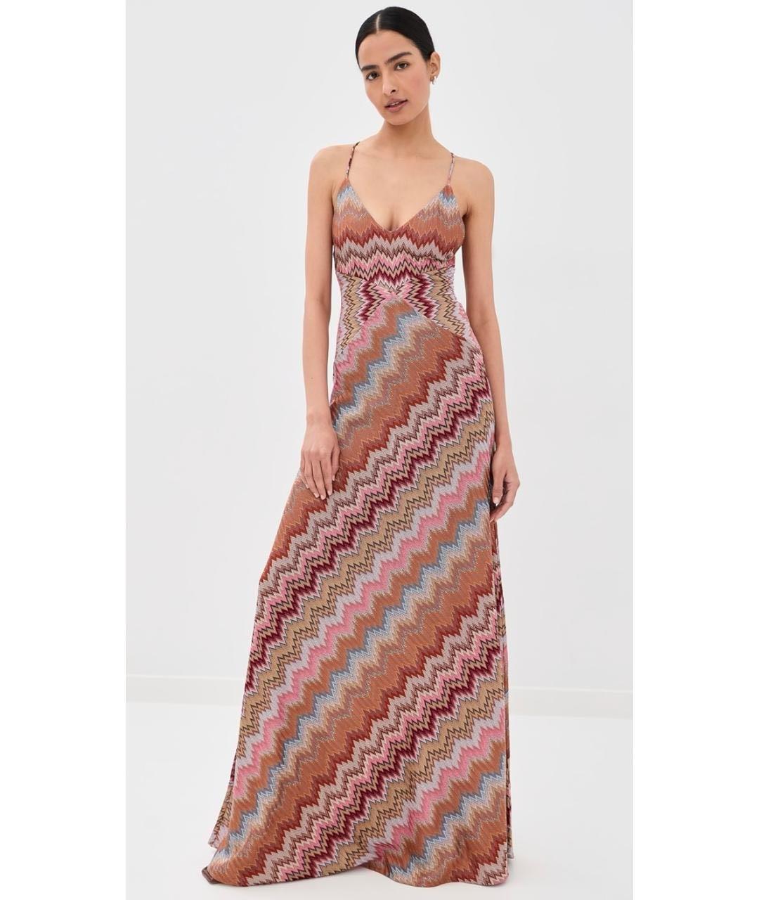 MISSONI Мульти вискозное коктейльное платье, фото 6