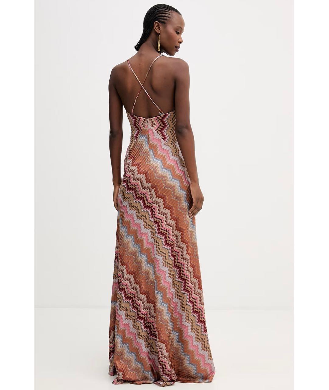 MISSONI Мульти вискозное коктейльное платье, фото 4