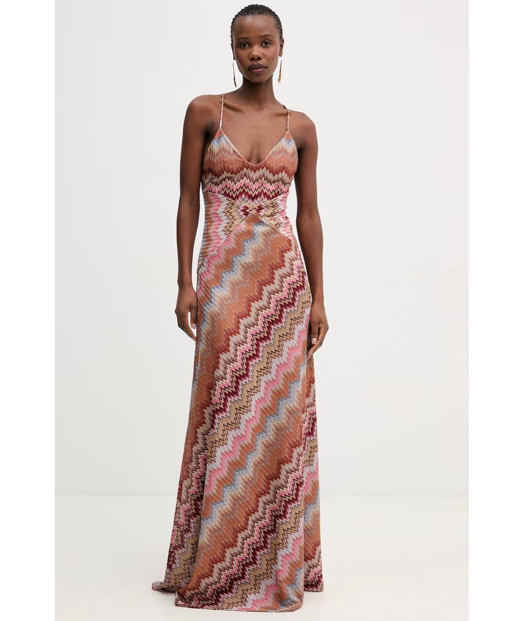 MISSONI Мульти вискозное коктейльное платье, фото 2