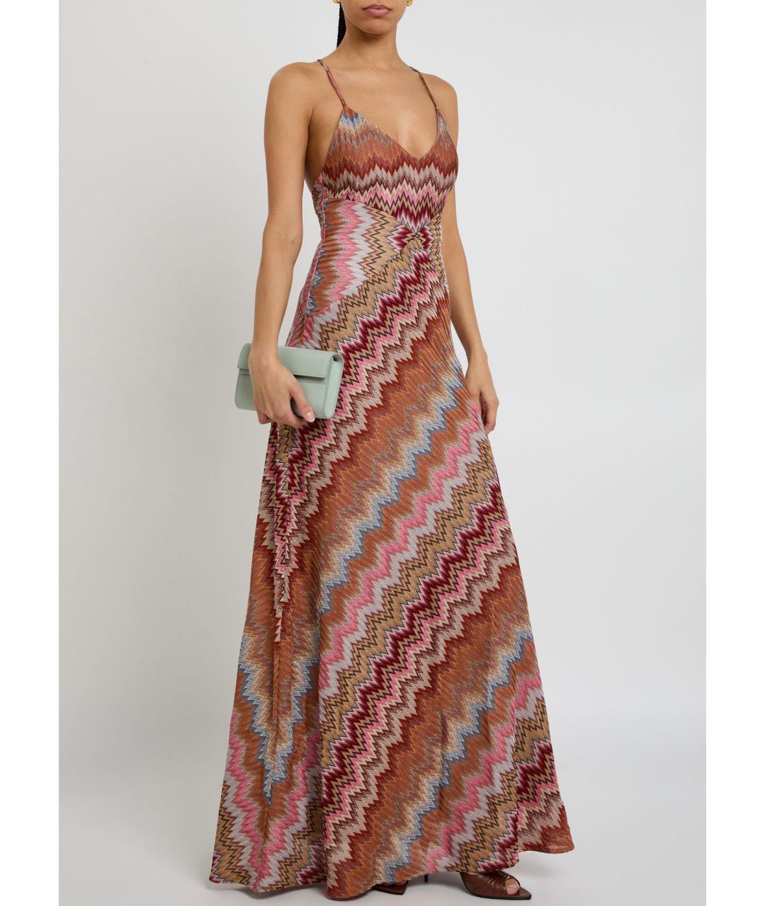MISSONI Мульти вискозное коктейльное платье, фото 9