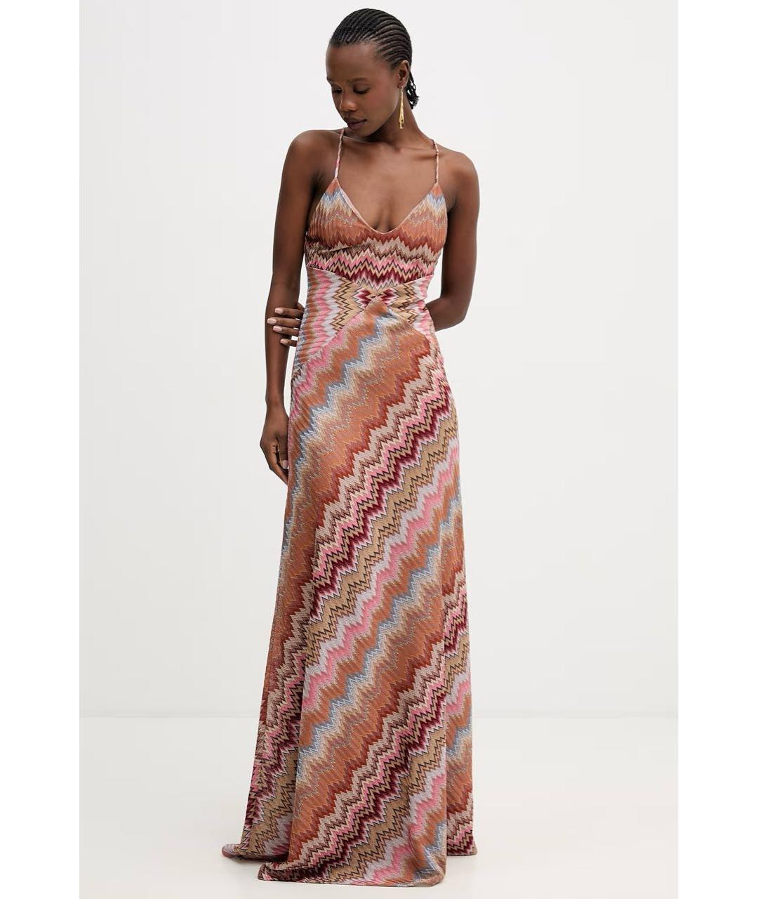 MISSONI Мульти вискозное коктейльное платье, фото 3