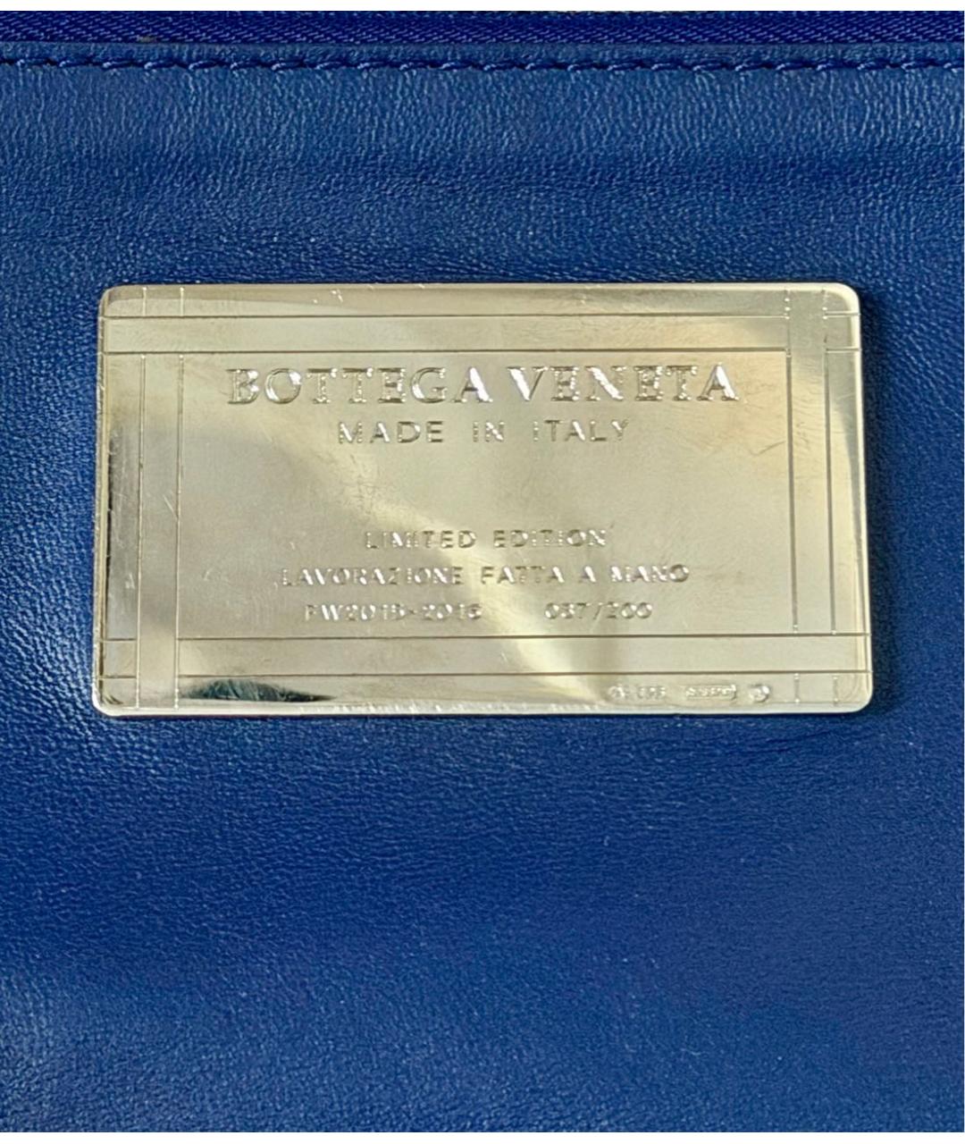 BOTTEGA VENETA Фиолетовая кожаная сумка тоут, фото 6