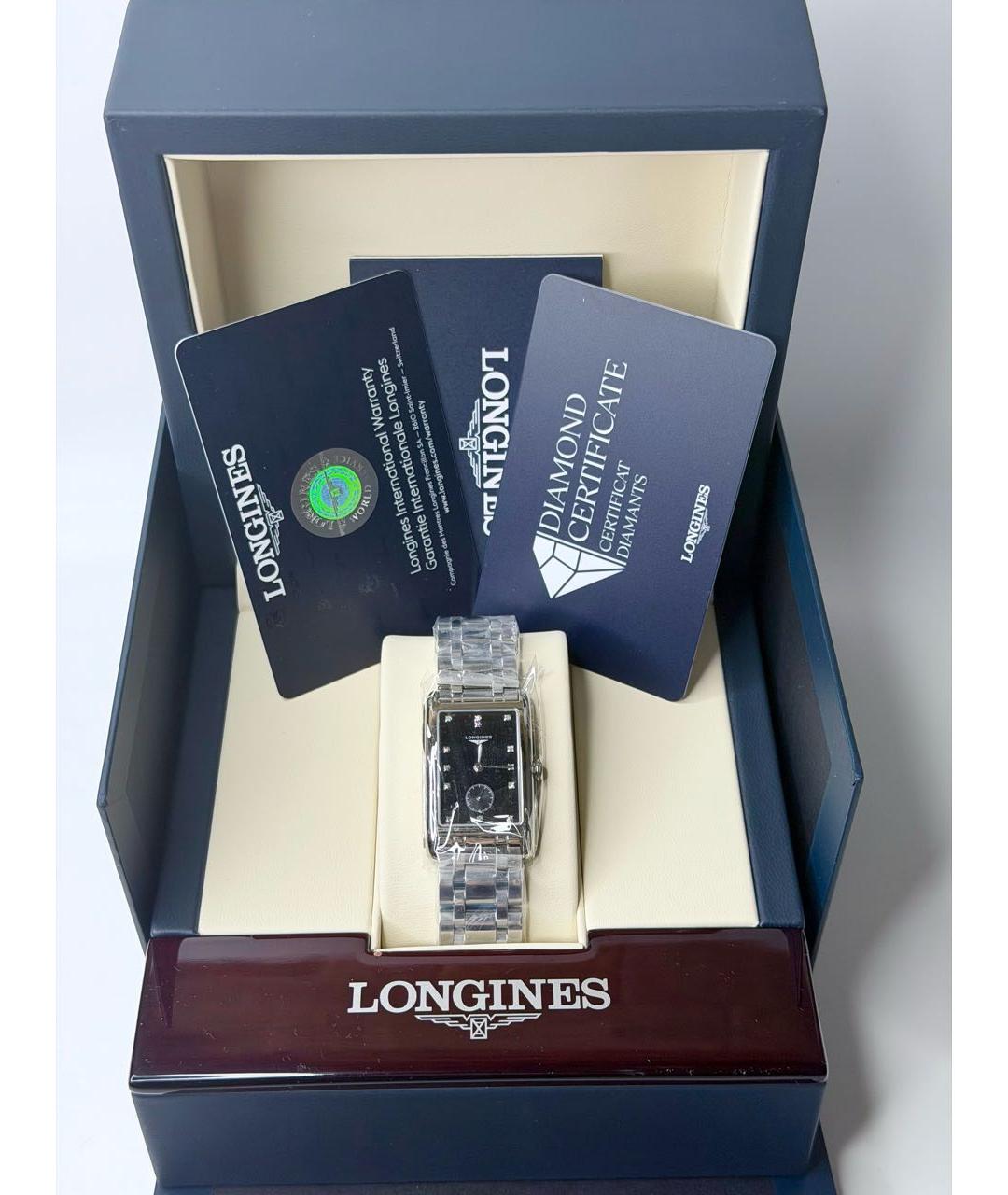LONGINES Серебряные металлические часы, фото 5