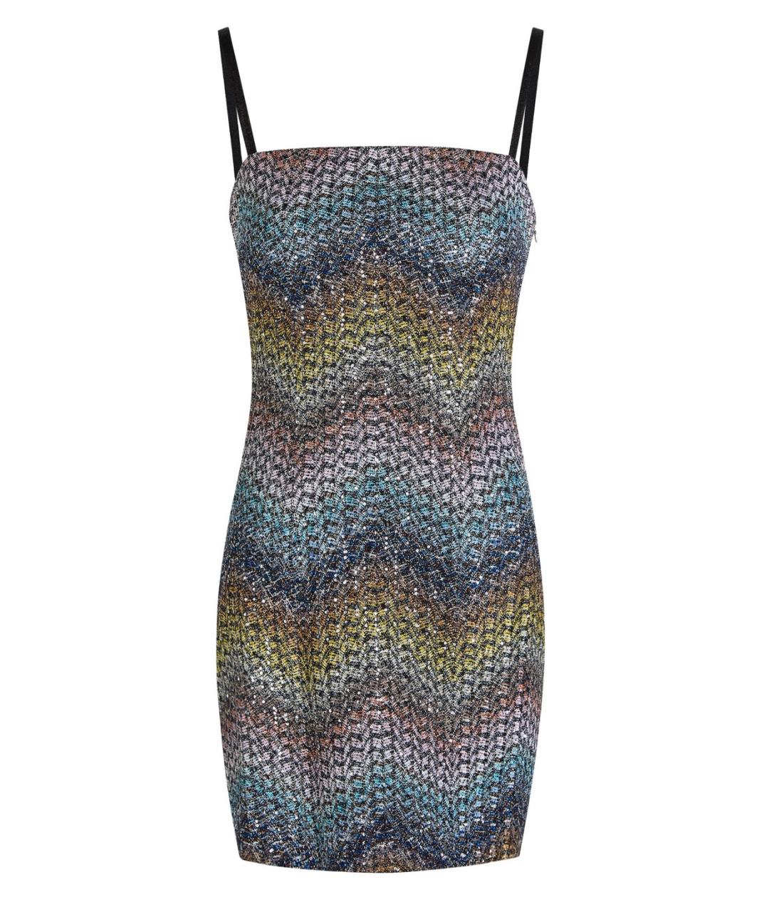 MISSONI Мульти вискозное коктейльное платье, фото 1