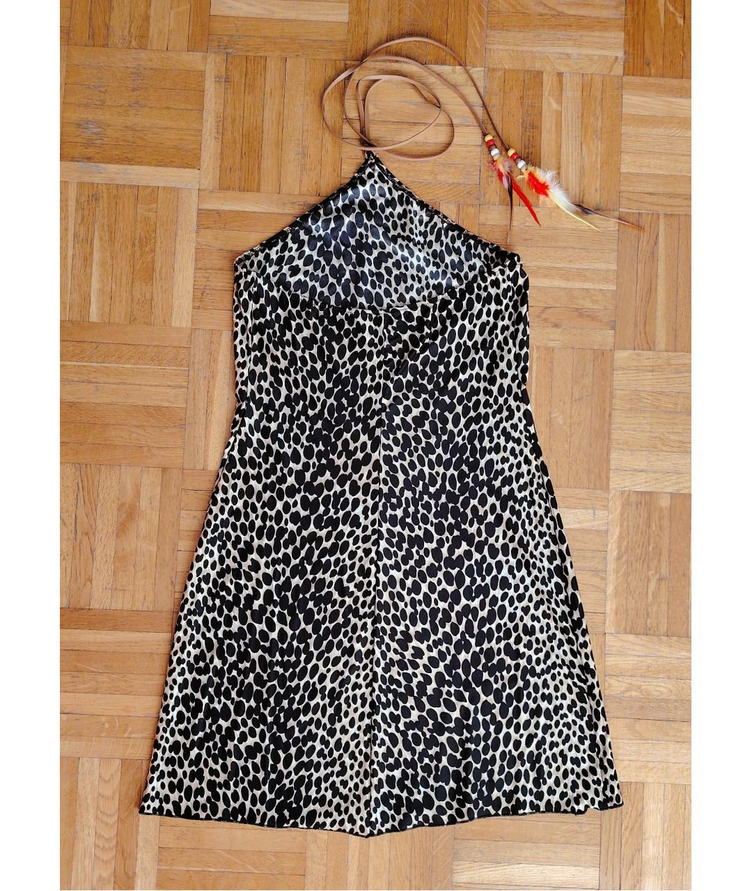 DOLCE&GABBANA Мульти полиэстеровое платье, фото 6