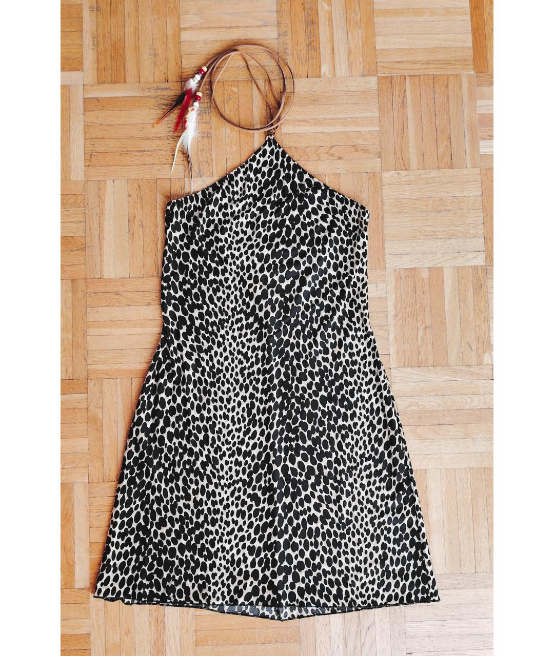 DOLCE&GABBANA Мульти полиэстеровое платье, фото 9