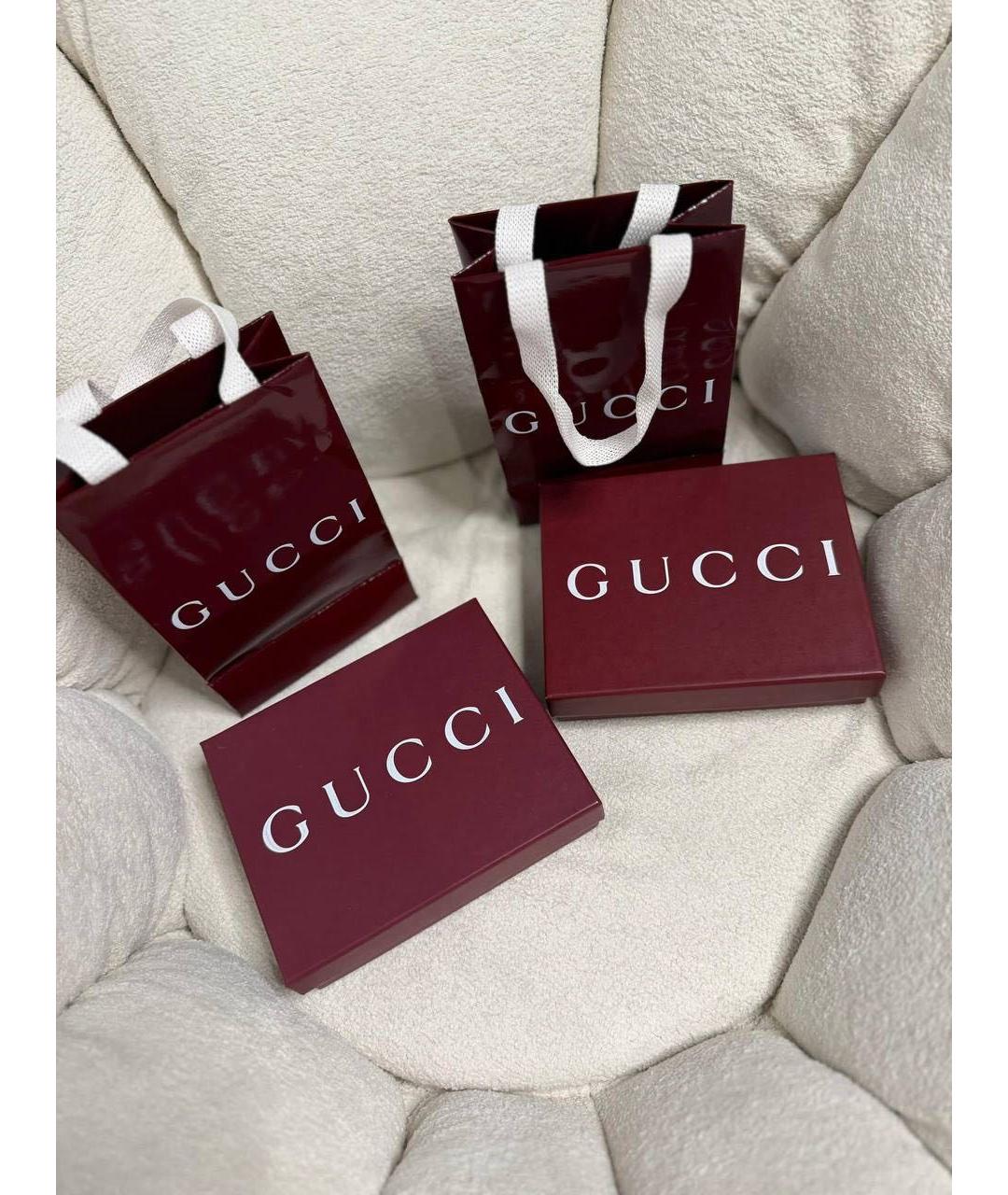 GUCCI Коричневый кожаный кошелек, фото 7