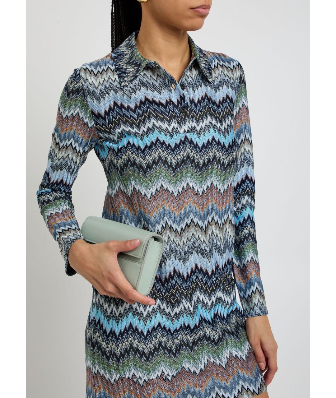 MISSONI Мульти вискозное повседневное платье, фото 7