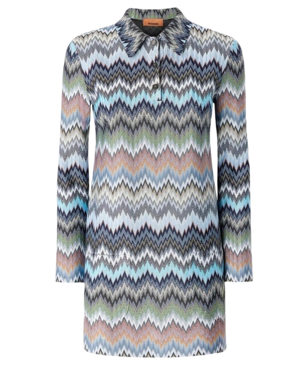 MISSONI Мульти вискозное повседневное платье, фото 1